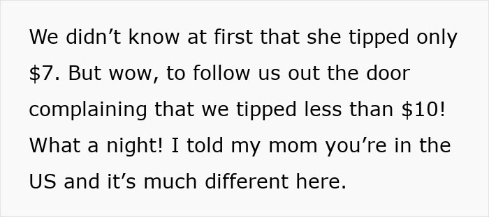 Restaurant Guests Tip $7, Are Chased Out The Door By Angry Server Restaurant Guests Tip $7, Are Chased Out The Door By Angry Server