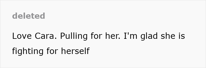 Text message supporting Cara Delevingne's transformation and sobriety shown on screen. Text message supporting Cara Delevingne's transformation and sobriety shown on screen.