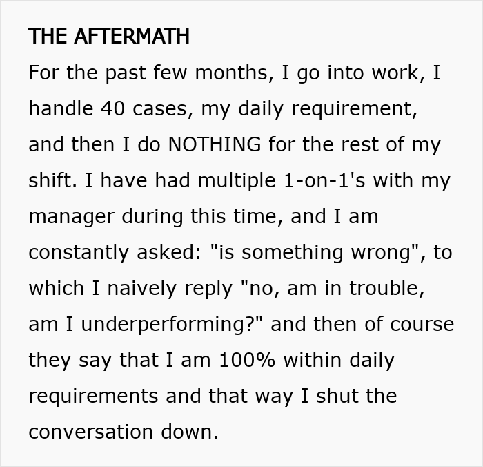 Overachieving Employee Gets Punished Over One Mistake, Switches To Malicious Compliance