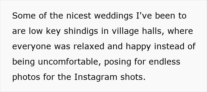 Text discussing how new generations may have changed the joy of weddings with Instagram and posed photos. Text discussing how new generations may have changed the joy of weddings with Instagram and posed photos.
