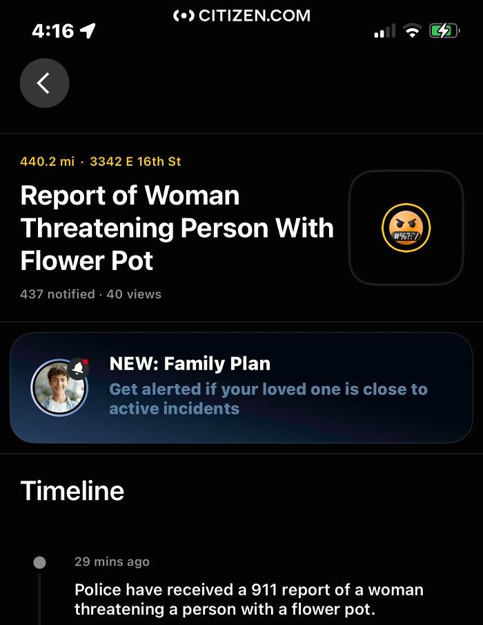 Woman Threatening A Person With A Flower Pot Florals? For Aggression? Groundbreaking