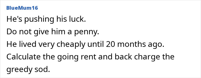 Social media comment about a chaotic relationship ending with a $25,000 demand. Social media comment about a chaotic relationship ending with a $25,000 demand.