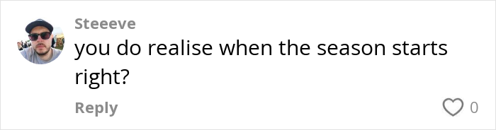 Comment questioning awareness of the resort season start date, related to a Turkey resort experience. Comment questioning awareness of the resort season start date, related to a Turkey resort experience.