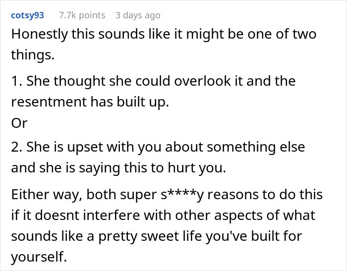 Reddit comment discussing reasons a wife dislikes video games affecting attractiveness. Reddit comment discussing reasons a wife dislikes video games affecting attractiveness.