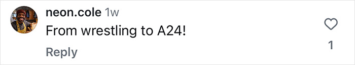 Comment about Dwayne Johnson’s career shift from wrestling to film, mentioning A24 productions. Comment about Dwayne Johnson’s career shift from wrestling to film, mentioning A24 productions.