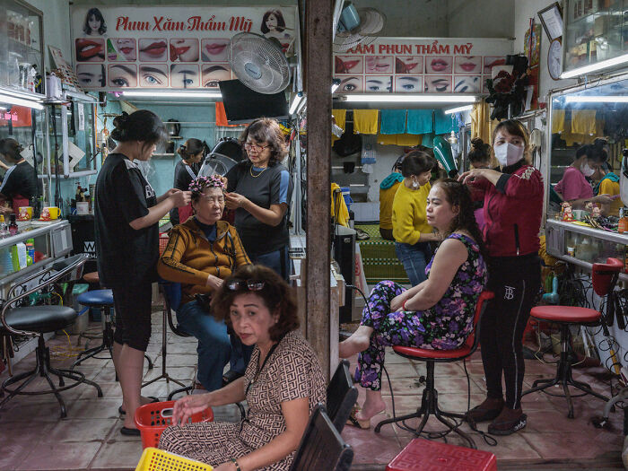 Beauty Parlor From The Series 'Women Gaze' By Sandra Hernandez