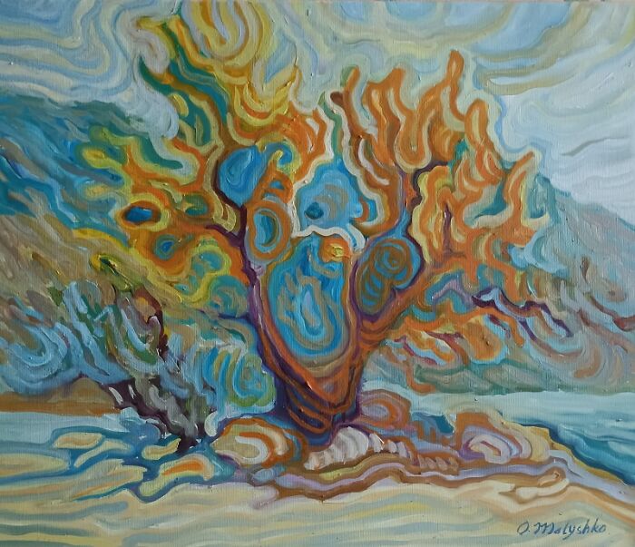 Every Line Is A Story: The Mesmerizing Linear Divisionism Of Oleksandra Malyshko