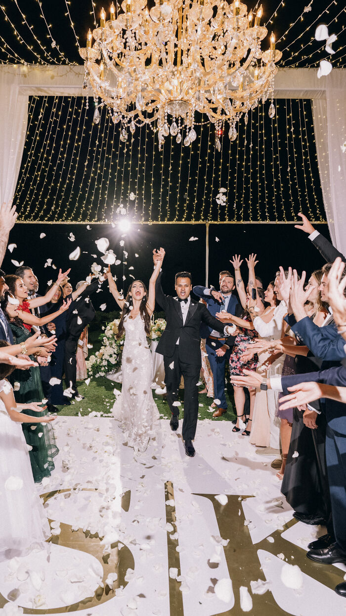 Bride And Groom Grand Exit