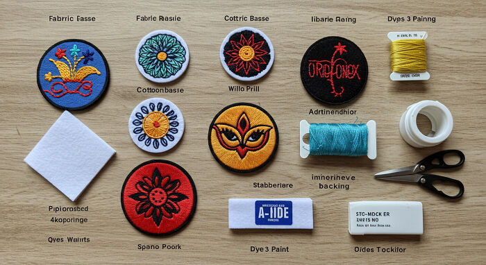 I Made A Complete DIY Guide On How To Make An Embroidered Badge