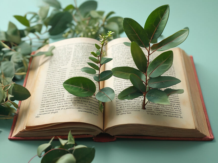 I Create A Literary Jungle: Fake Plants & Books For World Book Day