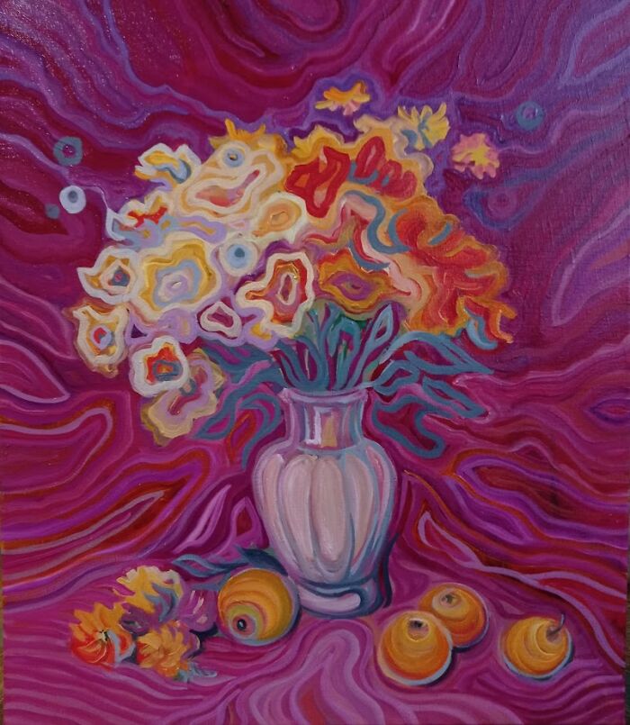 This Ukrainian Artist Captures The Essence Of Spring With Her Unique Painting Style Called “Linear Divisionism”