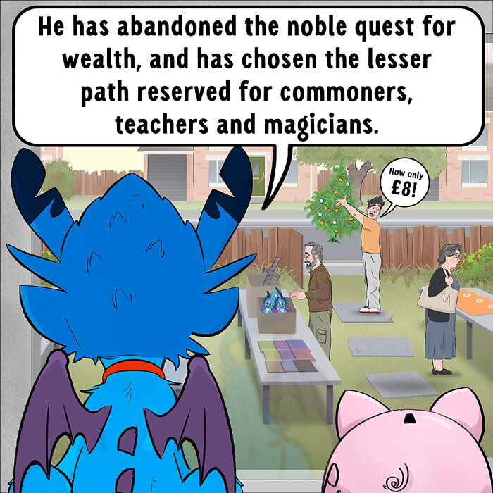 My Comic About A Dragon Who Begins To Worry About His Owner’s Behavior (Part 5) My Comic About A Dragon Who Begins To Worry About His Owner’s Behavior (Part 5)