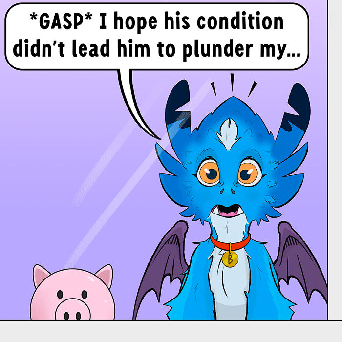My Comic About A Dragon Who Begins To Worry About His Owner’s Behavior (Part 5) My Comic About A Dragon Who Begins To Worry About His Owner’s Behavior (Part 5)