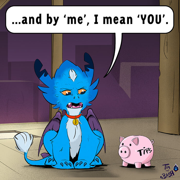 My Comic About A Dragon Who Begins To Worry About His Owner’s Behavior (Part 5) My Comic About A Dragon Who Begins To Worry About His Owner’s Behavior (Part 5)