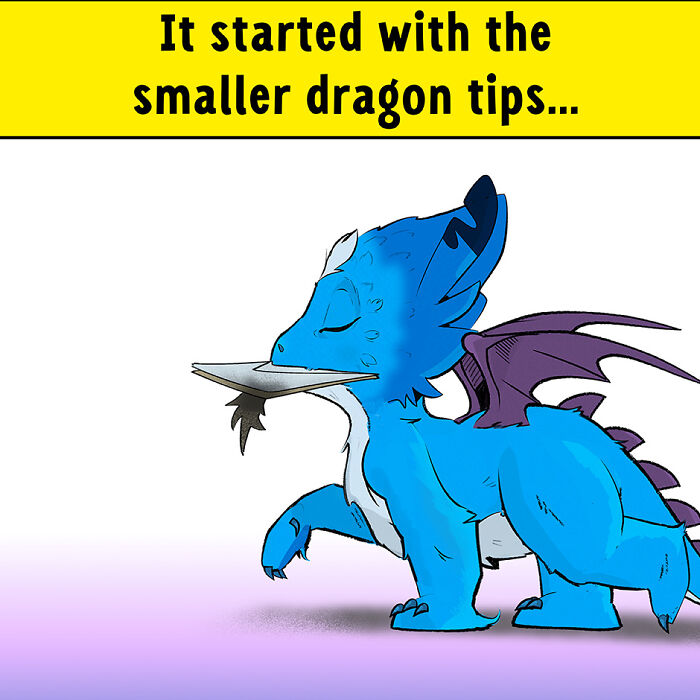 My Comic About A Dragon Who Begins To Worry About His Owner’s Behavior (Part 5) My Comic About A Dragon Who Begins To Worry About His Owner’s Behavior (Part 5)