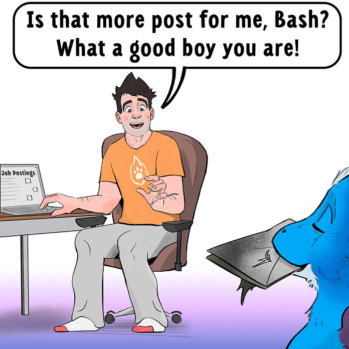 My Comic About A Dragon Who Begins To Worry About His Owner’s Behavior (Part 5) My Comic About A Dragon Who Begins To Worry About His Owner’s Behavior (Part 5)