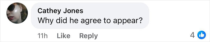 Facebook comment questioning why Morgan Wallen agreed to appear on 'SNL', posted by Cathey Jones. Facebook comment questioning why Morgan Wallen agreed to appear on 'SNL', posted by Cathey Jones.