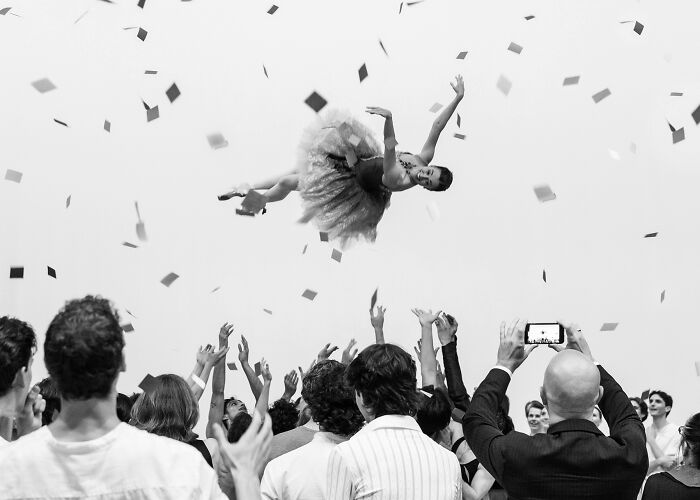 "Flying Ballerina" By Kiran West