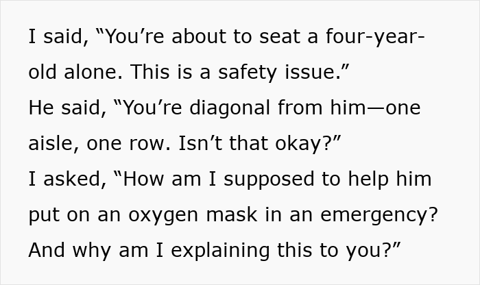 Seating Chaos Splits Family, Dad Battles Airline To Prevent 4YO Sitting Alone Seating Chaos Splits Family, Dad Battles Airline To Prevent 4YO Sitting Alone