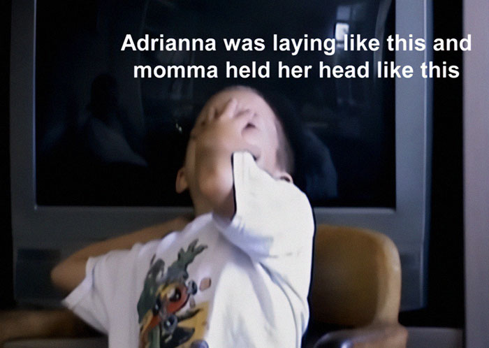 Young boy describing a situation, sitting in a chair with a TV behind him. Young boy describing a situation, sitting in a chair with a TV behind him.