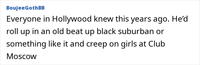 Text screenshot mentioning allegations against Jared Leto, describing alleged behavior at Club Moscow. Text screenshot mentioning allegations against Jared Leto, describing alleged behavior at Club Moscow.