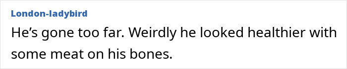 Comment on Jason Biggs' weight loss, mentioning health concerns. Comment on Jason Biggs' weight loss, mentioning health concerns.