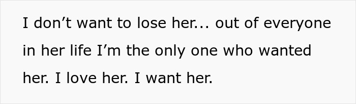 Emotional text expressing love and desire to babysit woman's daughter. Emotional text expressing love and desire to babysit woman's daughter.