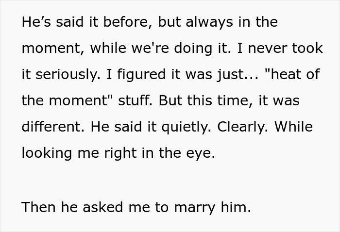 Text about a sugar daddy proposing marriage, leaving the woman in shock. Text about a sugar daddy proposing marriage, leaving the woman in shock.