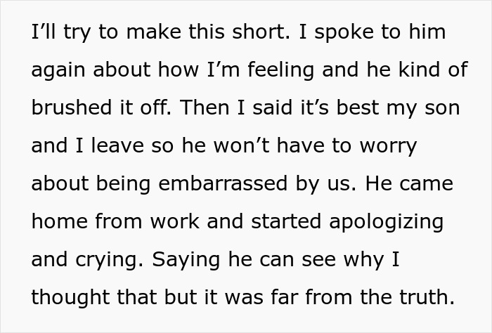 Text exchange discussing a man's apologies and emotions, featuring underlying questions about motivations in a relationship. Text exchange discussing a man's apologies and emotions, featuring underlying questions about motivations in a relationship.