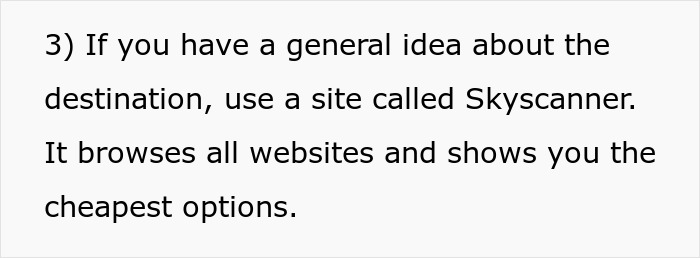 Text suggesting Skyscanner for finding affordable flights and cheapest options online. Text suggesting Skyscanner for finding affordable flights and cheapest options online.
