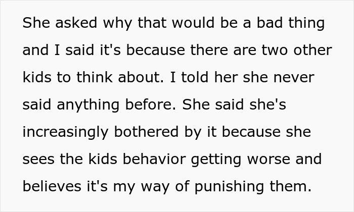 Text conversation about stepmom's exclusion of stepchildren from events, raising concerns over kids' behavior. Text conversation about stepmom's exclusion of stepchildren from events, raising concerns over kids' behavior.