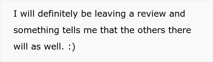 Text image discussing leaving reviews after a nail salon visit. Text image discussing leaving reviews after a nail salon visit.