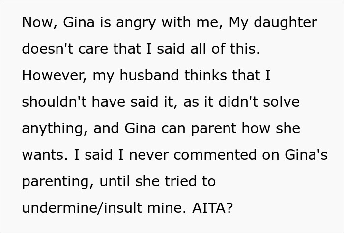 Text exchange about parenting styles causing conflict between parents. Text exchange about parenting styles causing conflict between parents.