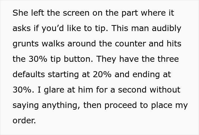 Text description discussing employee's tip theft in a restaurant setting. Text description discussing employee's tip theft in a restaurant setting.