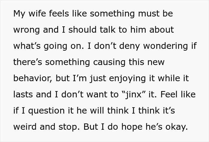 Teen boy's new snuggling behavior with dad raises concern. Teen boy's new snuggling behavior with dad raises concern.