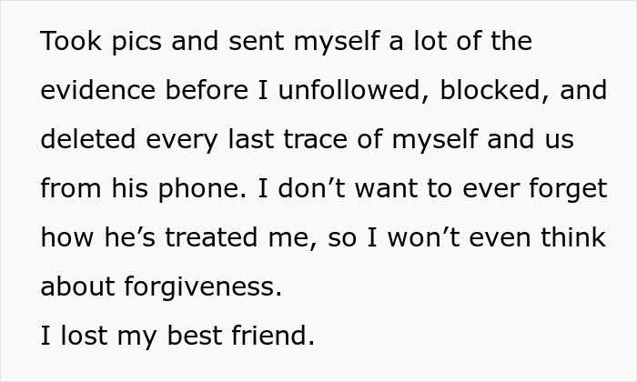 Text conversation of a woman expressing heartbreak after checking her boyfriend's phone. Text conversation of a woman expressing heartbreak after checking her boyfriend's phone.