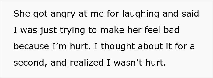 Text about a guy laughing after being dumped before Valentine’s Day, as she returns to her ex. Text about a guy laughing after being dumped before Valentine’s Day, as she returns to her ex.