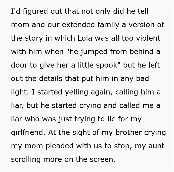 Family arguing after brother's prank backfires on girlfriend. Family arguing after brother's prank backfires on girlfriend.