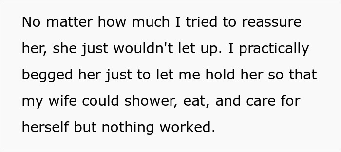 Text about juggling newborn care and giving wife personal time. Text about juggling newborn care and giving wife personal time.