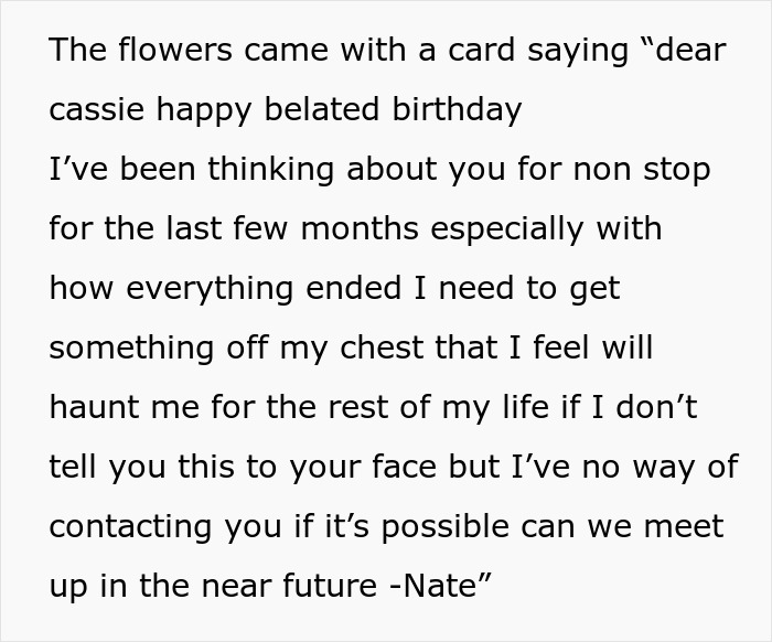 Handwritten note from a man to his ex-girlfriend asking to meet after a breakup. Handwritten note from a man to his ex-girlfriend asking to meet after a breakup.