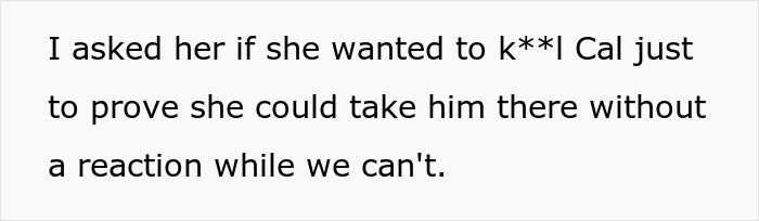 Text questioning SIL's disregard for a 7-year-old's allergies, hinting at potential harm. Text questioning SIL's disregard for a 7-year-old's allergies, hinting at potential harm.