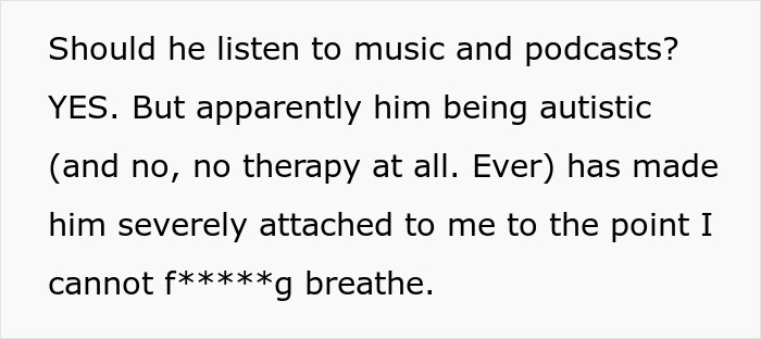 Woman feels smothered by overly attached husband struggling with boundaries. Woman feels smothered by overly attached husband struggling with boundaries.
