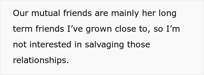 Text discussing mutual friends and the impact on relationships during birthday plans altered for diet concerns. Text discussing mutual friends and the impact on relationships during birthday plans altered for diet concerns.
