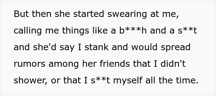 Text conversation about stepdaughter's verbal abuse and rumors. Text conversation about stepdaughter's verbal abuse and rumors.