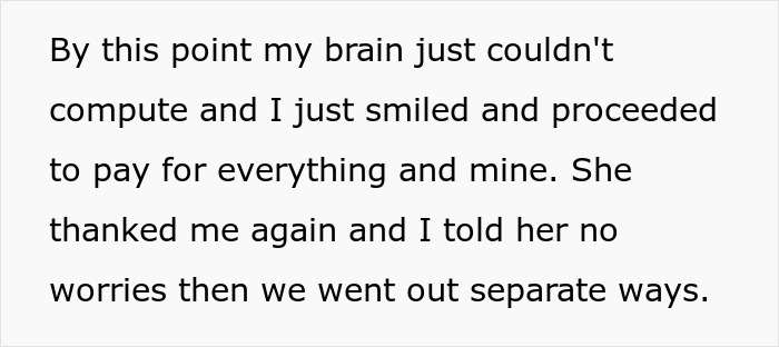 Text from a story about a good deed turning into an unexpected charity event. Text from a story about a good deed turning into an unexpected charity event.