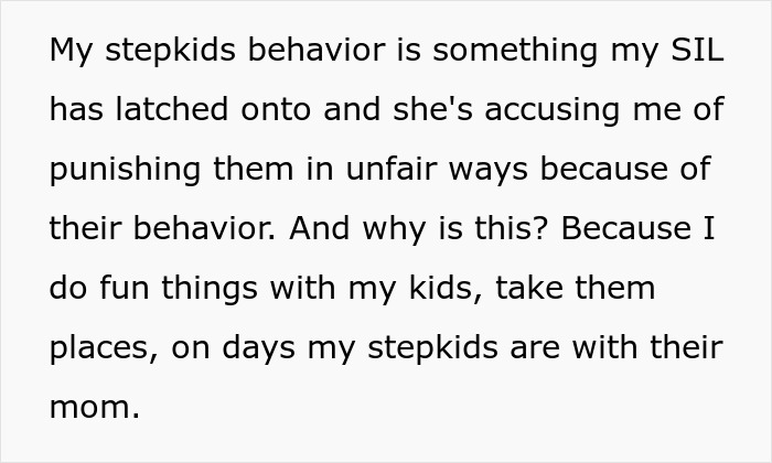 Text on conflict over stepchildren exclusion and family dynamics. Text on conflict over stepchildren exclusion and family dynamics.