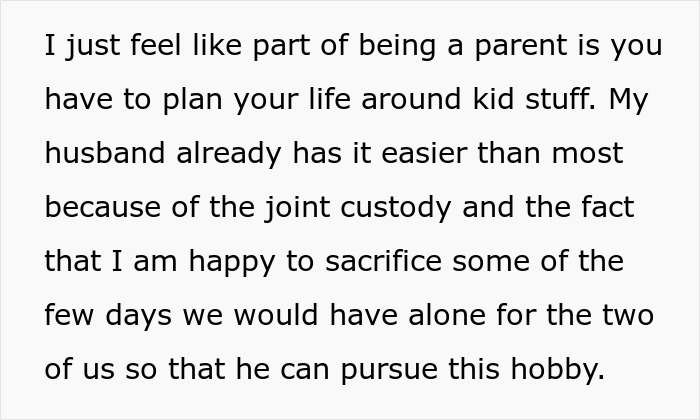 Text discussing parenting responsibilities and joint custody challenges. Text discussing parenting responsibilities and joint custody challenges.