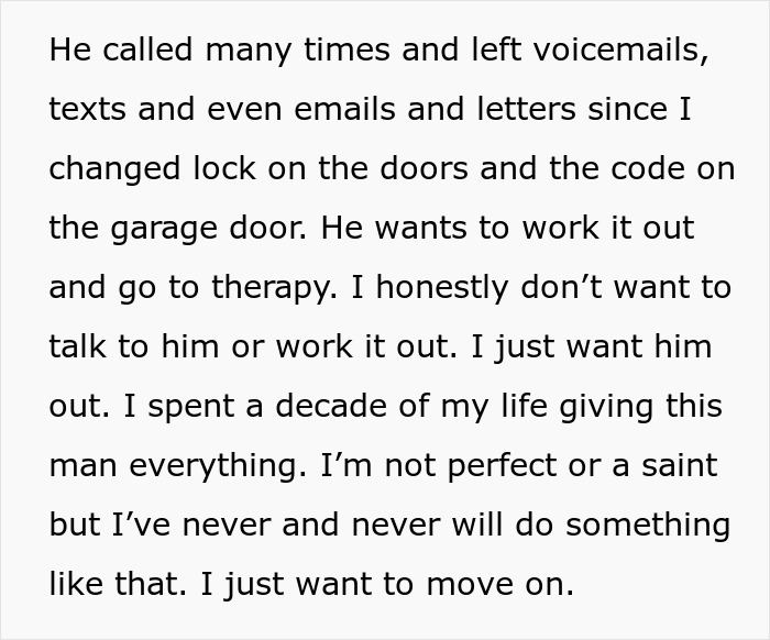 Text discussing a woman's decision to move on after ending decade-long relationship amidst betrayal. Text discussing a woman's decision to move on after ending decade-long relationship amidst betrayal.