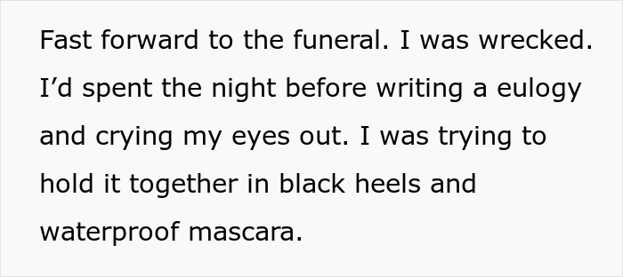 Text about a grieving teen preparing for a funeral, wearing black heels and mascara, reflecting emotional turmoil. Text about a grieving teen preparing for a funeral, wearing black heels and mascara, reflecting emotional turmoil.