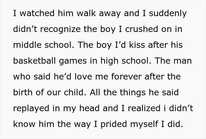 Text depicting a partner's reflections on a 10-year relationship after a betrayal. Text depicting a partner's reflections on a 10-year relationship after a betrayal.